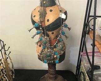 Large selection of costume jewelry.