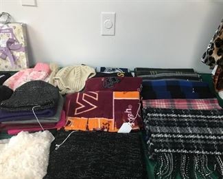 Selection of scarves sold by Patti Prior.