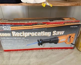 Chicago reciprocating saw, only used a few times
