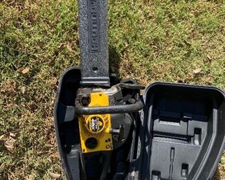 McCullough chainsaw with case