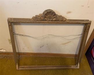 Picture frames waiting to be repurposed