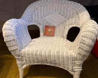 Child’s wicker chair