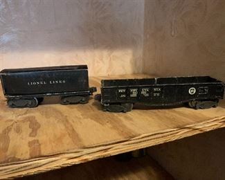 Antique Wynelle Whistle Tender and train car