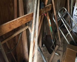 Items in garage/outbuilding 