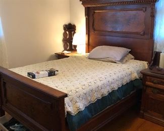 Antique Black Walnut Full bed $500