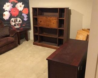 Antique cabinet/Desk with key $50 