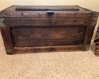 Vintage rustic chest