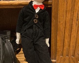 Charlie Chaplin porcelain doll