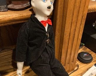 Charlie Chaplin porcelain doll