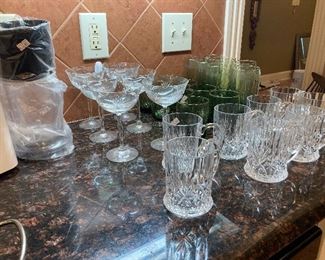 Glassware and stemware 