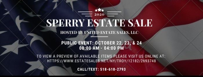 Sperry Estate Sale