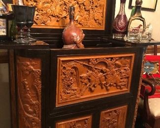 Carved Asian Bar