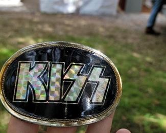 Kiss 1977 belt buckle