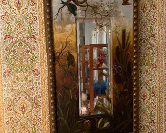 Dining room 
Hand painted mirror 