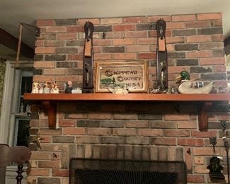 Living room 
Bells, Duck items, Chippewa Store Display