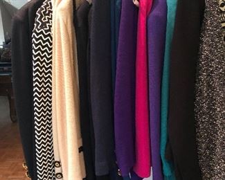 Women's St. John knit suits & separates, sizes 4-8, excellent condition - shop in person on sale days