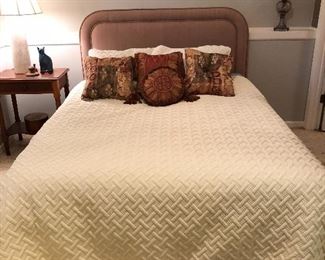 BUY IT NOW! $100 Queen upholstered headboard and mattress set