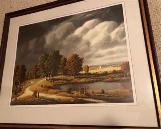 BUY IT NOW! $145 Thomas Locker serigraph "Summer Storm" signed and numbered