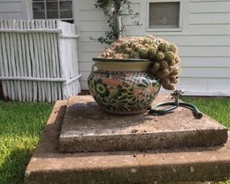 Potted Cactus Plant - Colorful Planter Pot