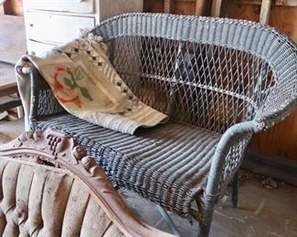 Wicker Sofa