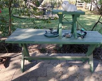 Picnic Tables, there are a few