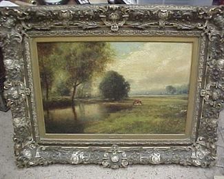 signed 19th Century oil painting by  PV Berry