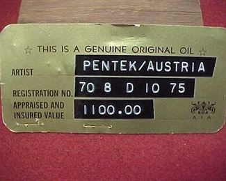 Original sales tag from the 1960's
