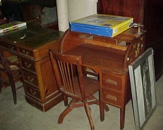 Vintage child's rolltop desk - Xmas gift 1913