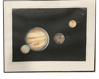 Lot 019
"JUPITER III", Signed Lithograph by Mark Rickerson