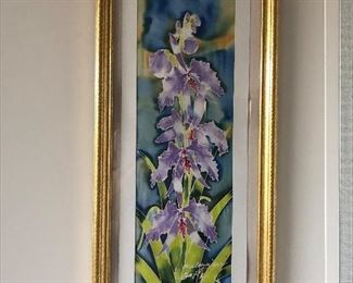Batik Iris painting 