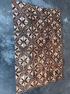 Antique Hawaiian Tapa or Kava cloth 4' X 6'