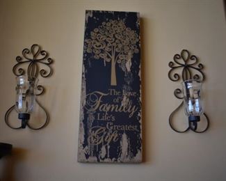 There are 4 of these candle sconces