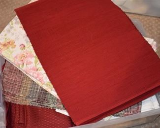 Placemats. The placemats at this sale are all in pristine condition. There are so many placemats. Please come visit this sale!!