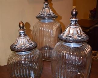 Canisters, candy dishes