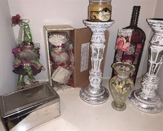 Mark Roberts Santa’s, Candle Holders