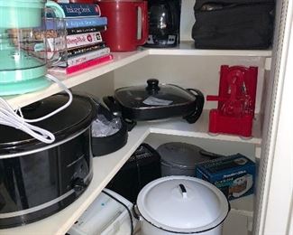 Enamel Pot, Wooden Stool