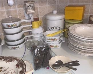 Corning Ware, Cookie Jars, Canisters