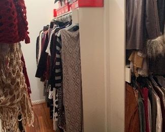 Long Dresses, Trench Coats, Some Mens Coats, Leggings 