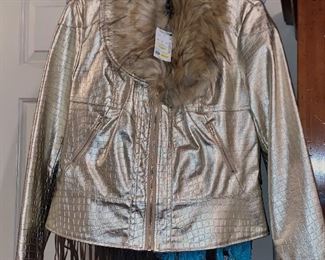 Faux Fur Trim Jacket