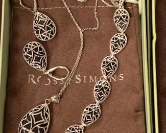 Sterling Silver and Black Onyx Set