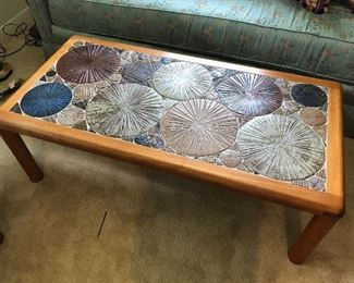 Mid century signed table 