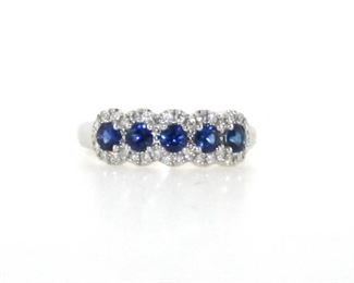 Sapphire and Diamond Ring