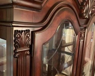 WALNUT DISPLAY CABINET