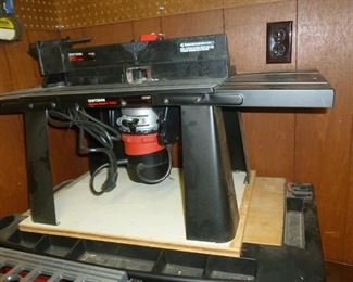 Craftsman Router on Router table LIKE NEW