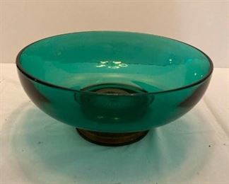 Budgie, Beautiful Green Antique Bowl, Blue Vases