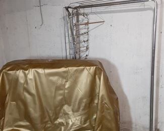 Clothes Rack and Roll Out Bed