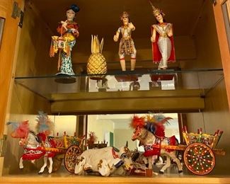 Collectible Figurines from Japan, Thailand, and Italy
