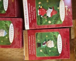 Keepsake Snoopy Peanuts ornaments
