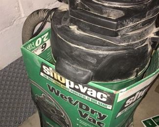 Tools and ShopVac