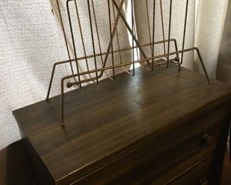 Vintage magazine rack
